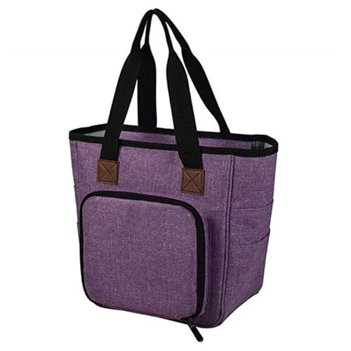 Leere Strick-Aufbewahrungstasche, Häkeltasche, multifunktional, for Häkeln, Stricken, Tragetaschen, großes Fassungsvermögen, DIY-Nadel, Kunsthandwerk, Garntasche für Garne Stricknadeln Häkelnadeln(Pur Leere Strick-Aufbewahrungstasche, Häkeltasche, multifunktional, for Häkeln, Stricken, Tragetaschen, großes Fassungsvermögen, DIY-Nadel, Kunsthandwerk, Garntasche für Garne Stricknadeln Häkelnadeln(Pur von Zymjzbetic