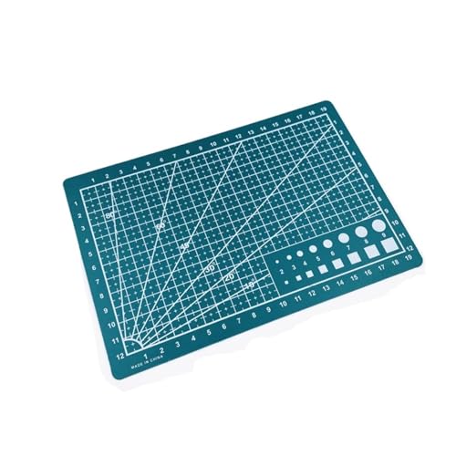 Professionelle A3 A4 A5 Schneidematte PVC Selbstheilende Rutschfeste DIY Schneidebrett Patchwork Matte Pad Manuelle DIY Messer Kunst Werkzeug für Näharbeiten Basteln Scrapbooking Projekt(A5 green) von Zymjzbetic