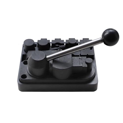 Ringbiegemaschine for Schmuck, Metallring-Rollwerkzeug, Biegeform-Set for Ohrringe, Bastelset for die Schmuckherstellung, unverzichtbar für die Reparatur von Ohrringen(Black-Plastic Bender) von Zymjzbetic