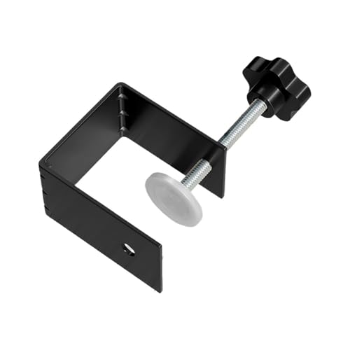 Schubladen-Befestigungsclip, verstellbare C-Klemmen mit Anti-Rutsch-Matte, Schubladen-Installationshilfe, Klemme, tragbar, for einfache und schnelle Installation für Holzbearbeitung, Schweißen(Black) von Zymjzbetic