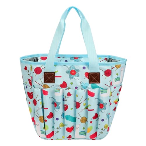 Wasserdichte Stricktasche, Häkelnadeln, Einkaufstasche, Box, Garn, Nähwerkzeuge, Aufbewahrung, gewebte Wolle, Aufbewahrungstasche, Zuhause, tägliche Aufbewahrungstasche für Garne Stricknadeln Häkelnad Wasserdichte Stricktasche, Häkelnadeln, Einkaufstasche, Box, Garn, Nähwerkzeuge, Aufbewahrung, gewebte Wolle, Aufbewahrungstasche, Zuhause, tägliche Aufbewahrungstasche für Garne Stricknadeln Häkelnad von Zymjzbetic