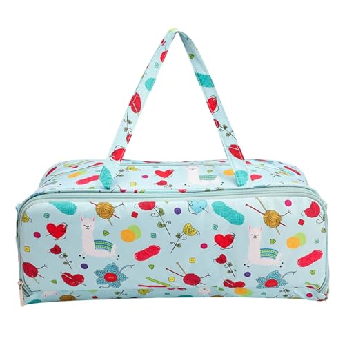 Wasserdichte Stricktasche, Häkelnadeln, Einkaufstasche, Box, Garn, Nähwerkzeuge, Aufbewahrung, gewebte Wolle, Aufbewahrungstasche, Zuhause, tägliche Aufbewahrungstasche für Garne Stricknadeln Häkelnad Wasserdichte Stricktasche, Häkelnadeln, Einkaufstasche, Box, Garn, Nähwerkzeuge, Aufbewahrung, gewebte Wolle, Aufbewahrungstasche, Zuhause, tägliche Aufbewahrungstasche für Garne Stricknadeln Häkelnad von Zymjzbetic