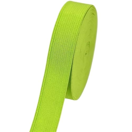 Zymjzbetic 1/2/5 Meter farbiges Gummiband, hochelastisches Gummiband, Nähhandwerk for Heimspitzendekoration, Kleidungszubehör für Näharbeiten(Light Green,1meter) von Zymjzbetic