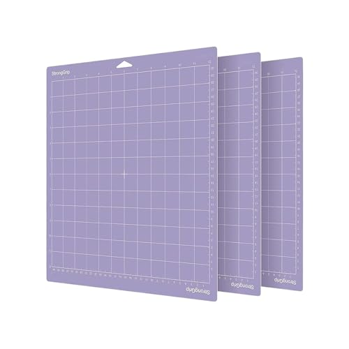 Zymjzbetic 1/3 Stück Mischfarbe Graviermaschinen-Grundplatte Schneidematte PVC-Schneidematten 33 x 35 cm für Näharbeiten Basteln Scrapbooking Projekt(Purple 3pc) von Zymjzbetic