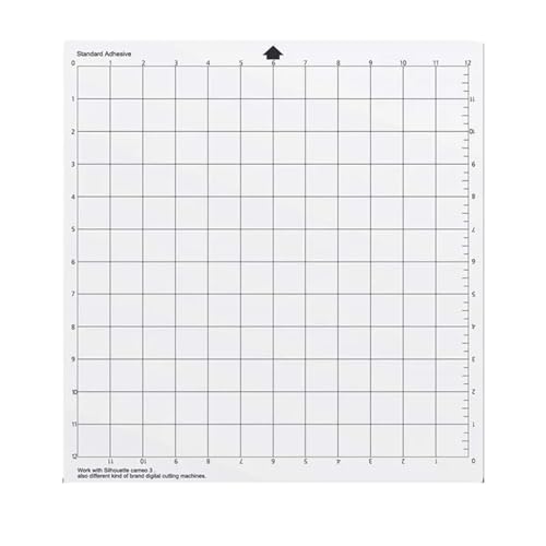 Zymjzbetic 1/3 Stück StandardGrip-Schneidematte for Silhouette 4/3/2/1 (Größen: 12 x 12 Zoll) für Näharbeiten Basteln Scrapbooking Projekt(1PCS) von Zymjzbetic