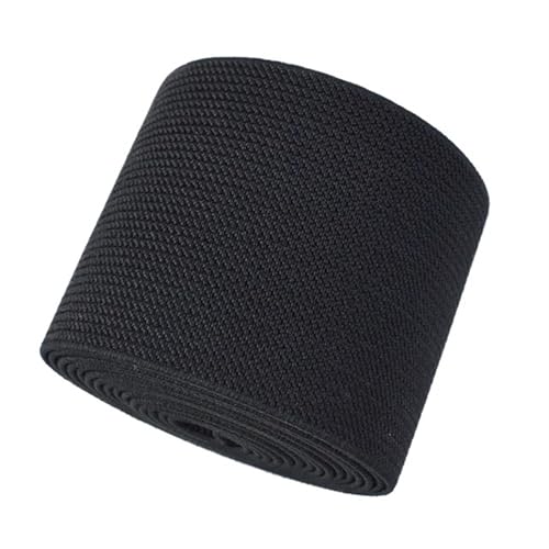 Zymjzbetic 1 Meter 60 mm breite elastische Bänder, 1,8 mm dick, weiches Stretch-Gummiband for Taschen, Gürtel, Kleidung, Gurtband, DIY-Nähzubehör für Näharbeiten(Black) von Zymjzbetic