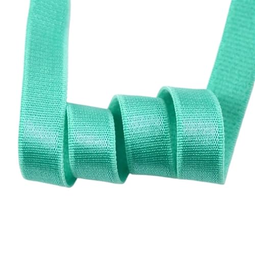 Zymjzbetic 10/20/50 Meter 10mm Nylon Elastische Bänder for Unterwäsche BH-Träger Gummiband Schulter Gurt DIY Bekleidungs ​​Dekor Nähzubehör für Näharbeiten(Green,50METERS_10MM) von Zymjzbetic