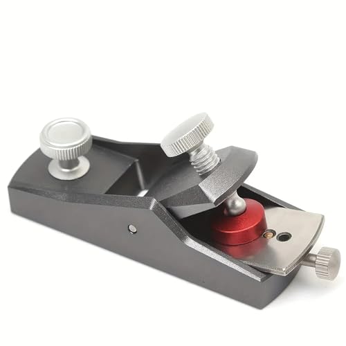 Zymjzbetic 1Pc Holzbearbeitung Hobel Mini Aluminium Legierung Hand Hobel DIY Carpenter Werkzeuge Flache Flugzeug Unterkante Holz Trimmen Flugzeug zum Besäumen, Hobeln und Glätten von Oberflächen von Zymjzbetic