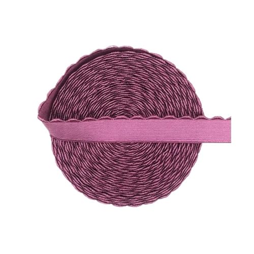 Zymjzbetic 2/5/10 Yard 10mm/13mm BH-Träger Gummiband Nylon Schulterband Unterwäsche Dessous DIY Nähen Trim für Näharbeiten(Dark Red,10 Yards_13MM) von Zymjzbetic