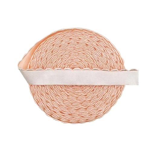 Zymjzbetic 2/5/10 Yard 10mm/13mm BH-Träger Gummiband Nylon Schulterband Unterwäsche Dessous DIY Nähen Trim für Näharbeiten(Petal Peach,5 Yards_10MM) von Zymjzbetic