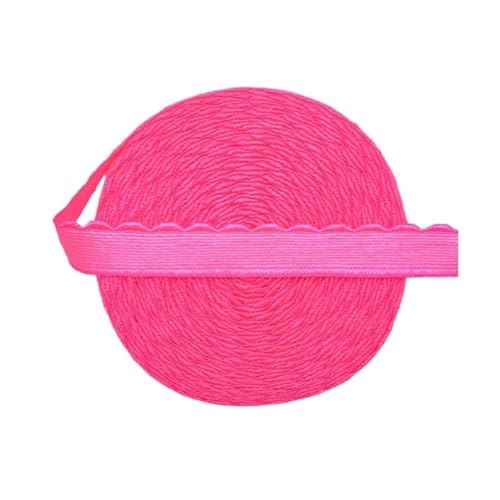 Zymjzbetic 2/5/10 Yard 10mm/13mm BH-Träger Gummiband Nylon Schulterband Unterwäsche Dessous DIY Nähen Trim für Näharbeiten(Pink,10 Yards_10MM) von Zymjzbetic