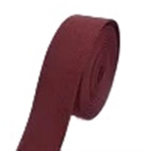 Zymjzbetic 2/5/10M 38mm farbige elastische Bänder verdicken Gummiband for Kleidung Kleid Hosen Gürtel Band DIY Handwerk Nähzubehör für Näharbeiten(Wine red,5METERS_38MM) von Zymjzbetic