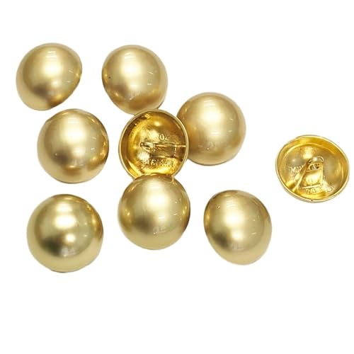 Zymjzbetic 20 mm 10 Stück roségoldene Metallknöpfe – Elegante Mantelverschlüsse for Zeitlosigkeit für Handarbeiten DIY Stricken Nähen von Zymjzbetic