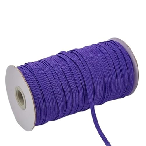 Zymjzbetic 200–100 Yards 6 mm Bunte hochelastische Gummibänder, breites elastisches Seilkabel for Basteln, elastisches Seilband, Spitzenbesatz, Nähen, DIY für Näharbeiten(Dark Purple,6mm 200yards) Zymjzbetic 200–100 Yards 6 mm Bunte hochelastische Gummibänder, breites elastisches Seilkabel for Basteln, elastisches Seilband, Spitzenbesatz, Nähen, DIY für Näharbeiten(Dark Purple,6mm 200yards) von Zymjzbetic