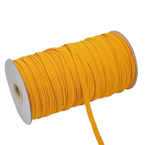 Zymjzbetic 200–100 Yards 6 mm Bunte hochelastische Gummibänder, breites elastisches Seilkabel for Basteln, elastisches Seilband, Spitzenbesatz, Nähen, DIY für Näharbeiten(Gold Yellow,6mm 200yards) Zymjzbetic 200–100 Yards 6 mm Bunte hochelastische Gummibänder, breites elastisches Seilkabel for Basteln, elastisches Seilband, Spitzenbesatz, Nähen, DIY für Näharbeiten(Gold Yellow,6mm 200yards) von Zymjzbetic