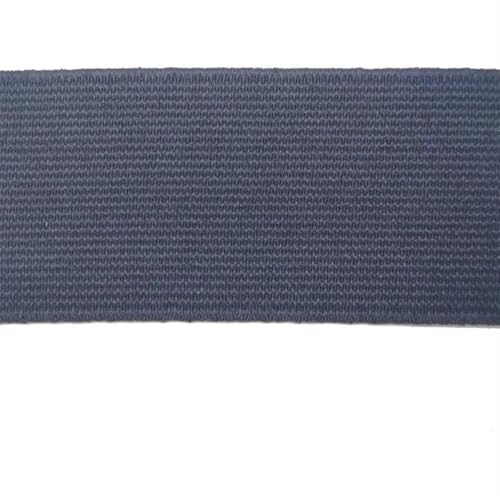 Zymjzbetic 2M 20/25/30/40/50mm Gummiband Umschlaggummiband for Unterwäsche Hosen BH Gummikleidung Verstellbarer weicher Gummibund für Näharbeiten(Dark blue3,50mm) von Zymjzbetic