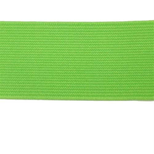 Zymjzbetic 2M 20/25/30/40/50mm Gummiband Umschlaggummiband for Unterwäsche Hosen BH Gummikleidung Verstellbarer weicher Gummibund für Näharbeiten(Light Green,20mm) von Zymjzbetic