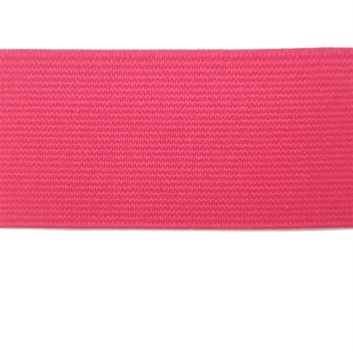 Zymjzbetic 2M 20/25/30/40/50mm Gummiband Umschlaggummiband for Unterwäsche Hosen BH Gummikleidung Verstellbarer weicher Gummibund für Näharbeiten(Light Rose red,20mm) von Zymjzbetic