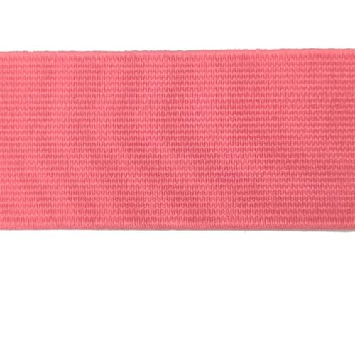 Zymjzbetic 2M 20/25/30/40/50mm Gummiband Umschlaggummiband for Unterwäsche Hosen BH Gummikleidung Verstellbarer weicher Gummibund für Näharbeiten(Pink 1,30mm) von Zymjzbetic