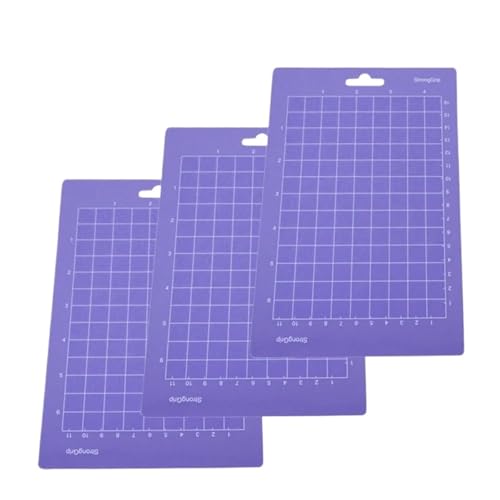Zymjzbetic 3-teilige Schneidematte for Basteln (11,4 x 16,5 cm), Schneidematte, selbstheilendes Bastelbrett für Näharbeiten Basteln Scrapbooking Projekt(3 pcs Strong Grip) von Zymjzbetic