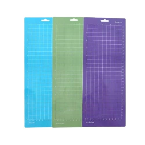 Zymjzbetic 3er-Pack 30,5 x 11,4 cm große Graviermaschinen-Grundplatte, Schneidematte, Bastelbrett, Bastel-Schneidebrett für Näharbeiten Basteln Scrapbooking Projekt(3pc-Mixed) von Zymjzbetic