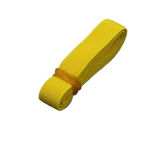Zymjzbetic 5/10M 15mm Nylon Elastisches Band Gummiband Gurtband DIY Unterwäsche Hosen Stretch Gürtel Spandex Bänder Nähzubehör für Näharbeiten(Yellow,5METERS_15MM) von Zymjzbetic