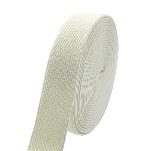 Zymjzbetic 5 Meter 10–50 mm Nähen elastische Bänder Unterwäsche Hosen Taille Gummiband Stretch Strap Gurtband Gürtel Bänder DIY Bekleidungszubehör für Näharbeiten(Beige,5METERS_38MM) von Zymjzbetic