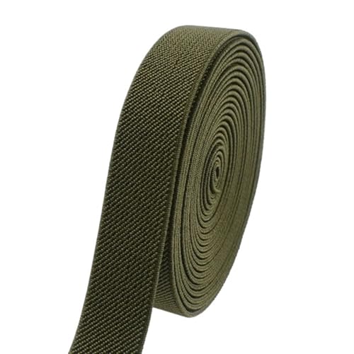 Zymjzbetic 5 Meter 10–50 mm Nähen elastische Bänder Unterwäsche Hosen Taille Gummiband Stretch Strap Gurtband Gürtel Bänder DIY Bekleidungszubehör für Näharbeiten(Green,5METERS_50MM) von Zymjzbetic