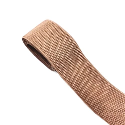 Zymjzbetic 5 cm Maiskörner Gummibänder Mehrfarbig Nylon Enger Gürtel Hüftgürtel Taillengummiband DIY Nähen Kleidungszubehör 1 Meter für Näharbeiten(Khaki) von Zymjzbetic