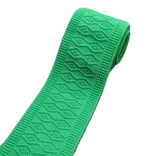 Zymjzbetic 5cm Hosen Taille Baumwolle elastische Gummiband Kleidung Zubehör mit Muster verdickt für Näharbeiten(Green) von Zymjzbetic