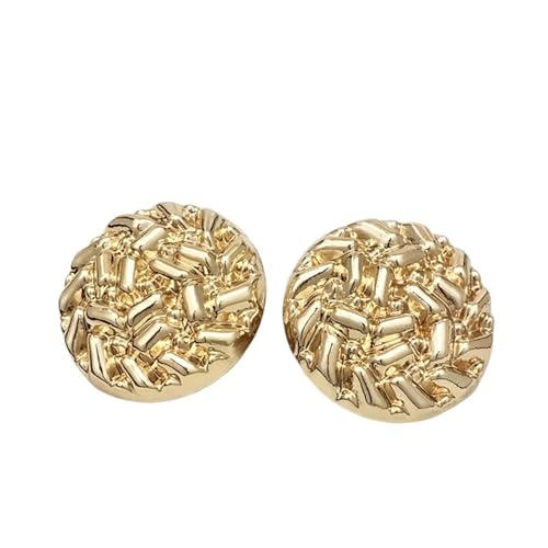 Zymjzbetic 6 Stück Metallknöpfe mit Rosenprägung for Pullover, Nähknöpfe, Zubehör für Handarbeiten DIY Stricken Nähen(Color7,20MM) von Zymjzbetic