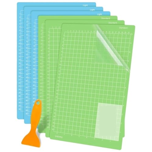 Zymjzbetic 6 Stück Schneidematte 30,5 x 21,6 cm, Selbstklebende Bastel-Schneidematten, klebriges Zubehör, Ersatz für Näharbeiten Basteln Scrapbooking Projekt Zymjzbetic 6 Stück Schneidematte 30,5 x 21,6 cm, Selbstklebende Bastel-Schneidematten, klebriges Zubehör, Ersatz für Näharbeiten Basteln Scrapbooking Projekt von Zymjzbetic