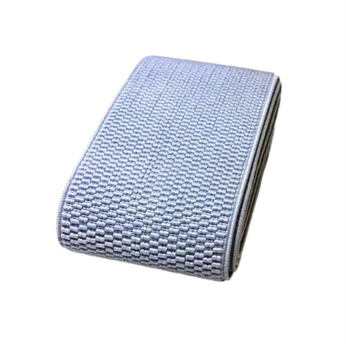 Zymjzbetic 6cm Breite Hosen Rock Gürtel Farbe Elastische Band Twill Elastische Band Latex Elastische Band Gummiband für Näharbeiten(Light Blue) von Zymjzbetic