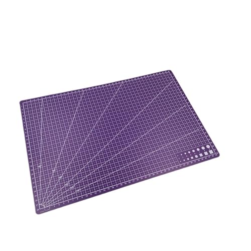 Zymjzbetic A3 Doppelseitige Bastel-Schneidematte, Schneidebrett, Nähunterlage, Künstler-Schnitzwerkzeuge, handgefertigtes Handwerk, DIY-Requisiten für Näharbeiten Basteln Scrapbooking Projekt(Purple) Zymjzbetic A3 Doppelseitige Bastel-Schneidematte, Schneidebrett, Nähunterlage, Künstler-Schnitzwerkzeuge, handgefertigtes Handwerk, DIY-Requisiten für Näharbeiten Basteln Scrapbooking Projekt(Purple) von Zymjzbetic