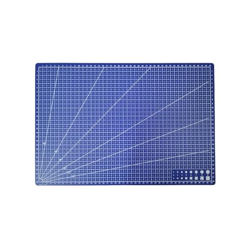 Zymjzbetic A3 Doppelseitige Bastel-Schneidematte, Schneidebrett, Nähunterlage, Künstler-Schnitzwerkzeuge, handgefertigtes Handwerk, DIY-Requisiten für Näharbeiten Basteln Scrapbooking Projekt(Blue) Zymjzbetic A3 Doppelseitige Bastel-Schneidematte, Schneidebrett, Nähunterlage, Künstler-Schnitzwerkzeuge, handgefertigtes Handwerk, DIY-Requisiten für Näharbeiten Basteln Scrapbooking Projekt(Blue) von Zymjzbetic