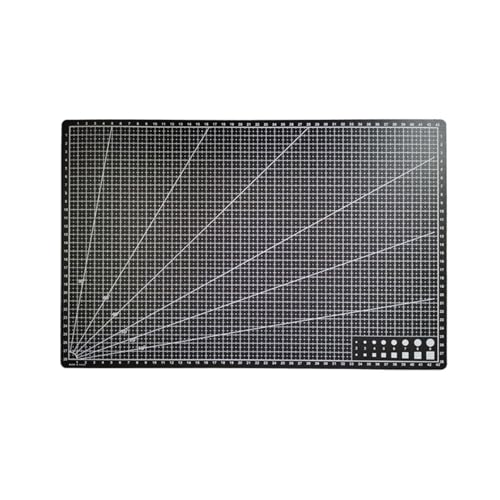 Zymjzbetic A3 Doppelseitige Bastel-Schneidematte, Schneidebrett, Nähunterlage, Künstler-Schnitzwerkzeuge, handgefertigtes Handwerk, DIY-Requisiten für Näharbeiten Basteln Scrapbooking Projekt(Black) Zymjzbetic A3 Doppelseitige Bastel-Schneidematte, Schneidebrett, Nähunterlage, Künstler-Schnitzwerkzeuge, handgefertigtes Handwerk, DIY-Requisiten für Näharbeiten Basteln Scrapbooking Projekt(Black) von Zymjzbetic