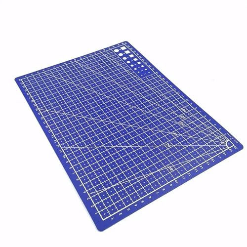 Zymjzbetic A4 A5 Schneidematte DIY Handwerk Kunst Gravur Schneidebrett Papier Schnitzen Pad handgemachte Student Kunst Werkzeug Schulbedarf für Näharbeiten Basteln Scrapbooking Projekt(Blue,A5) von Zymjzbetic