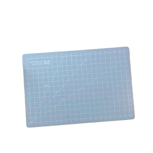 Zymjzbetic A5 Multifunktionale Schneidematte DIY Handwerk Kunst Gravur Bord Papier Carving Pad Hohe Elastizität Zähigkeit Kunst Liefert für Näharbeiten Basteln Scrapbooking Projekt(Gray) von Zymjzbetic