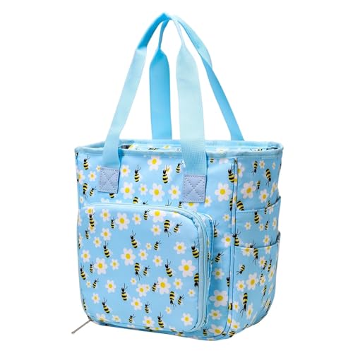Zymjzbetic Garn-Aufbewahrungstasche, multifunktionale Oxford-Tuch-Stricktasche, wasserdichte Reise-Aufbewahrung for Faden-Wollgarn für Garne Stricknadeln Häkelnadeln Zymjzbetic Garn-Aufbewahrungstasche, multifunktionale Oxford-Tuch-Stricktasche, wasserdichte Reise-Aufbewahrung for Faden-Wollgarn für Garne Stricknadeln Häkelnadeln von Zymjzbetic