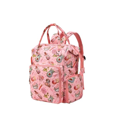 Zymjzbetic Garn-Aufbewahrungstasche, wasserdichte Häkelnadel-Tasche, Rucksack-Tasche for Nähwerkzeug-Zubehör für Garne Stricknadeln Häkelnadeln(Style-D) von Zymjzbetic