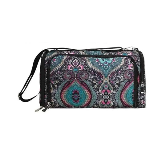 Zymjzbetic Garn-Aufbewahrungstasche mit Ahornblättern, Stricktasche, quadratische Tasche for Garn, Wolle, Häkelnadeln, Stricknadeln für Garne Stricknadeln Häkelnadeln(Style A) von Zymjzbetic