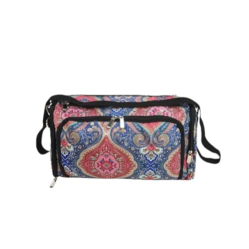 Zymjzbetic Garn-Aufbewahrungstasche mit Ahornblättern, Stricktasche, quadratische Tasche for Garn, Wolle, Häkelnadeln, Stricknadeln für Garne Stricknadeln Häkelnadeln(Style C) von Zymjzbetic