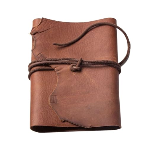 Zymjzbetic Handgefertigter A5 Vintage Retro Reisetagebuch-Notizblock aus echtem Leder für Frauen, Männer, Mädchen und Jungen Zymjzbetic Handgefertigter A5 Vintage Retro Reisetagebuch-Notizblock aus echtem Leder für Frauen, Männer, Mädchen und Jungen von Zymjzbetic