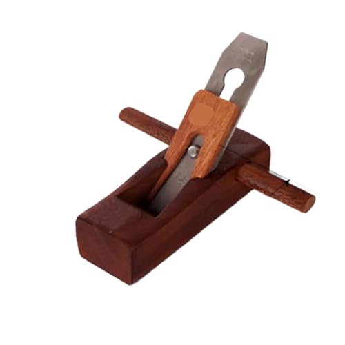 Zymjzbetic Hausgarten Mini-Holzbearbeitungs-Flachhobel Holzhandhobel Trimmhobel Schreiner Holzhandwerk DIY-Werkzeug Holzhobel zum Besäumen, Hobeln und Glätten von Oberflächen(185mm) von Zymjzbetic
