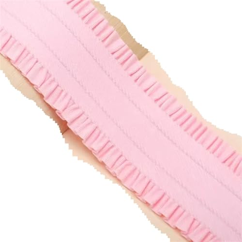 Zymjzbetic Hohe Elastizität Elastischer Gürtel Verdickter Bund Gummiband Spitze Breiter Gürtel Hose Taille Rock Spezielles Zubehör für Näharbeiten(Pink) von Zymjzbetic