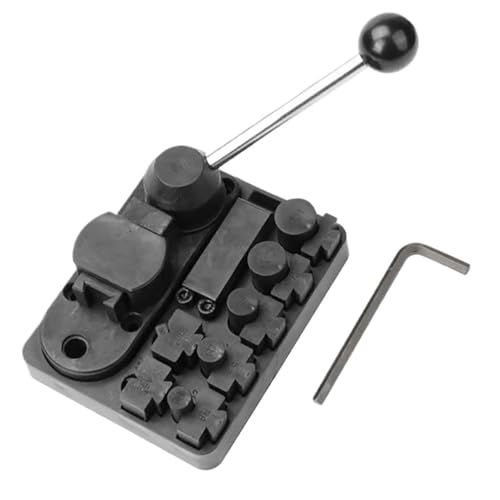 Zymjzbetic Metalldraht-Biegevorrichtungsset mit verstellbaren Matrizen, Ohrring-Schmuck-Biegemaschinenset, Ringe, Ohrringe, Biegewerkzeuge für die Reparatur von Ohrringen Zymjzbetic Metalldraht-Biegevorrichtungsset mit verstellbaren Matrizen, Ohrring-Schmuck-Biegemaschinenset, Ringe, Ohrringe, Biegewerkzeuge für die Reparatur von Ohrringen von Zymjzbetic