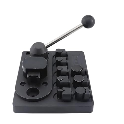 Zymjzbetic Metallring-Biegemaschine for Gold, Silber und Kupfer, multifunktionales Schmuck-Rundform- und Rollwerkzeug-Set für die Reparatur von Ohrringen(Black-Plastic Bender) von Zymjzbetic