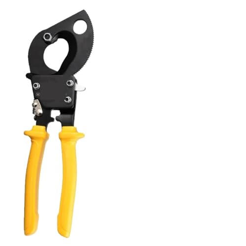 Zymjzbetic Ratsche Elektriker Kabelschneider Zange Schere Kupfer Aluminium Drahtschneidezange Handwerkzeug Handzange for große Kabel für Vorhängeschlösser, Ketten und Metall Compact(LK-240) von Zymjzbetic