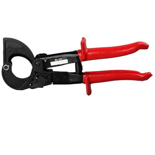 Zymjzbetic Ratsche Elektriker Kabelschneider Zange Schere Kupfer Aluminium Drahtschneidezange Handwerkzeug Handzange for große Kabel für Vorhängeschlösser, Ketten und Metall Compact(LK-325) von Zymjzbetic