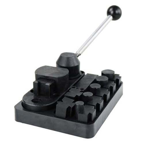 Zymjzbetic Ringbiegemaschine, 6 Größen, Maker-Werkzeug-Set for Ohrringe, Fingerringe, Schmuck, Holz, Metall, Kunststoff für die Reparatur von Ohrringen(Black-Plastic) von Zymjzbetic